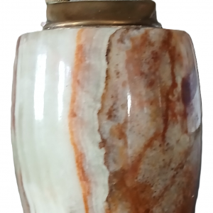 Briquet à gaz en albâtre en forme de fût