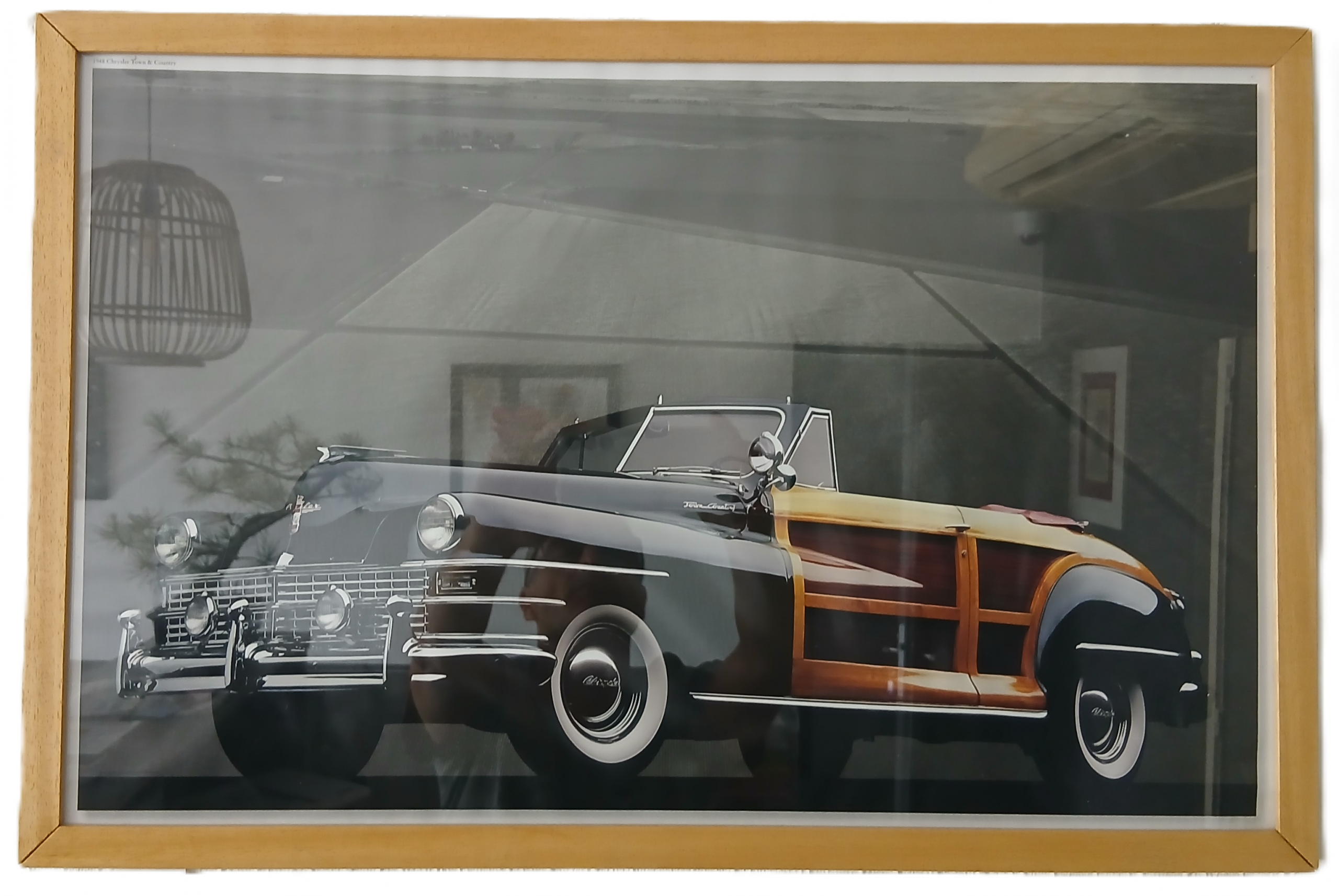 Cadre vieille voiture américaine 1