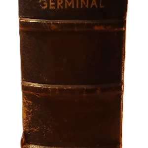 Emile Zola – Germinal – Livre ancien reliure cuir (1928) – BERNOUARD
