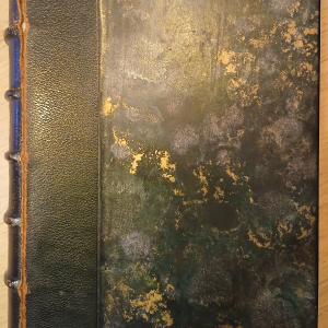 Emile Zola – Germinal – Livre ancien reliure cuir (1928) – BERNOUARD