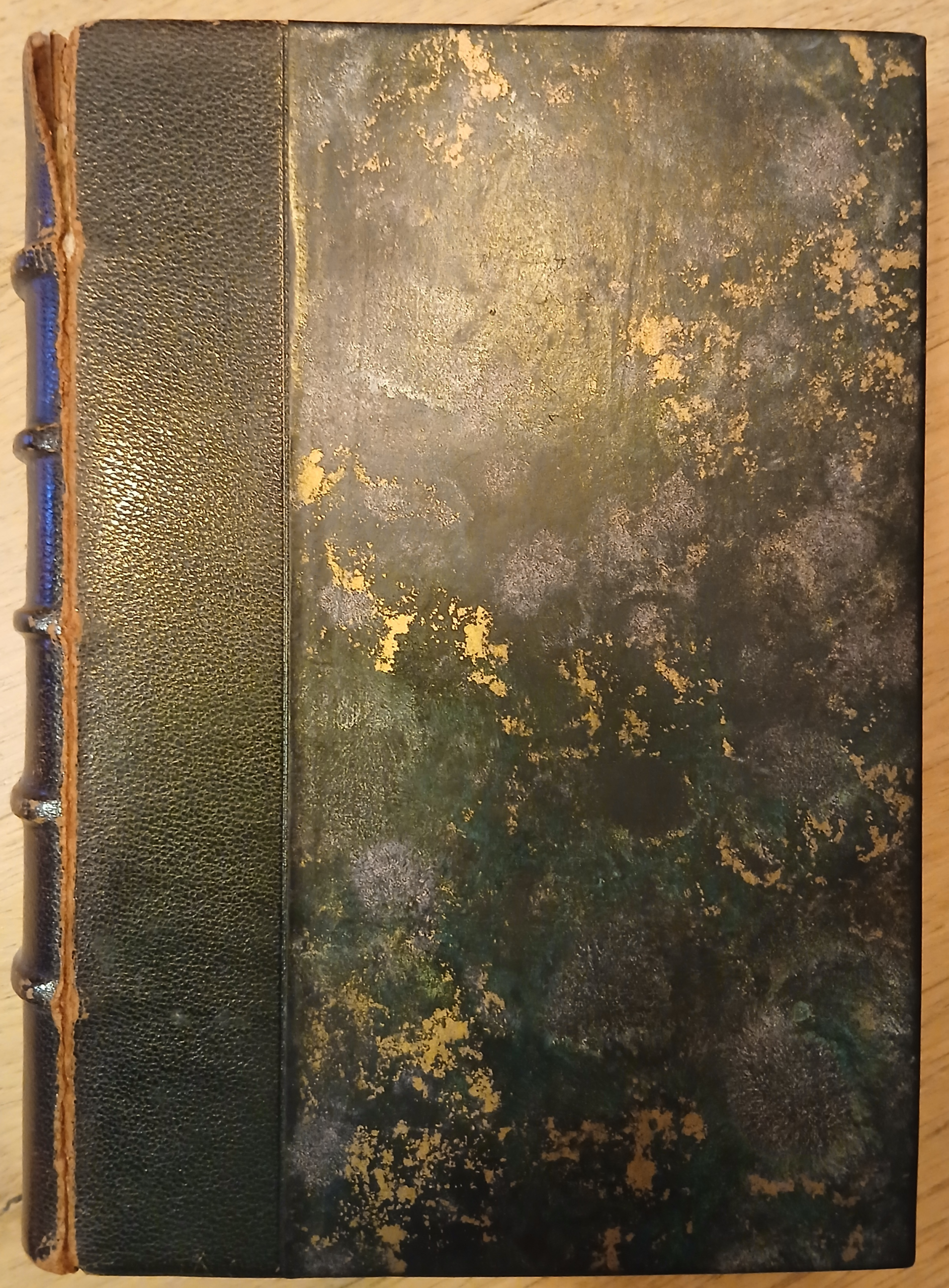 Emile Zola – Germinal – Livre ancien reliure cuir (1928) – BERNOUARD – Image 2