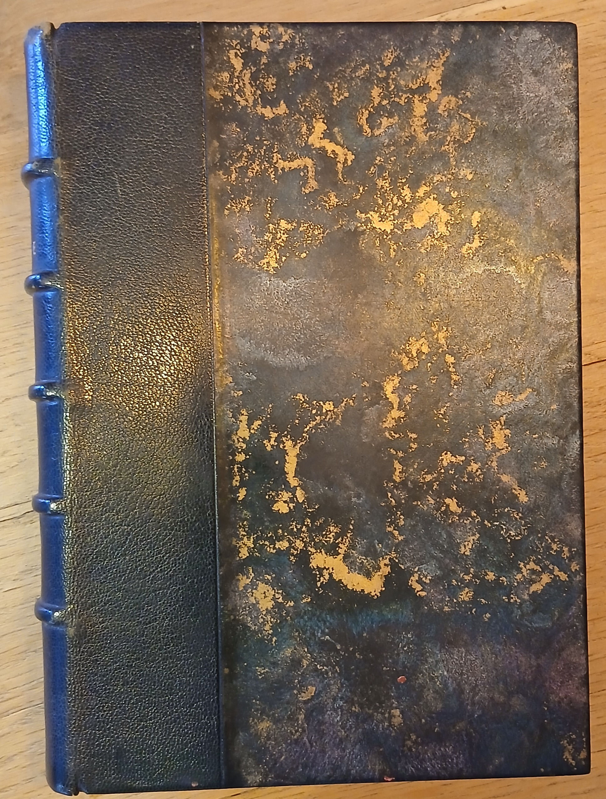 Emile Zola – L'œuvre – Livre ancien reliure cuir (1928) – BERNOUARD – Image 2