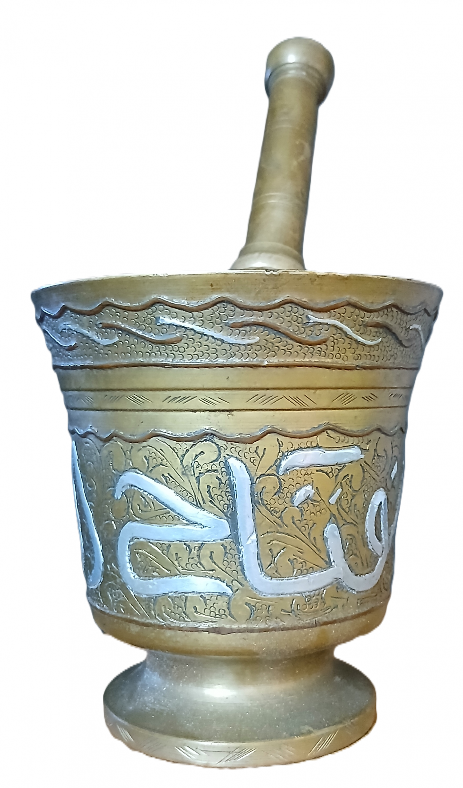 Mortier pilon musulman bronze