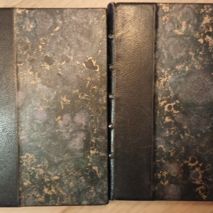 Emile Zola – Rome – Livres anciens reliure cuir (1928) – BERNOUARD