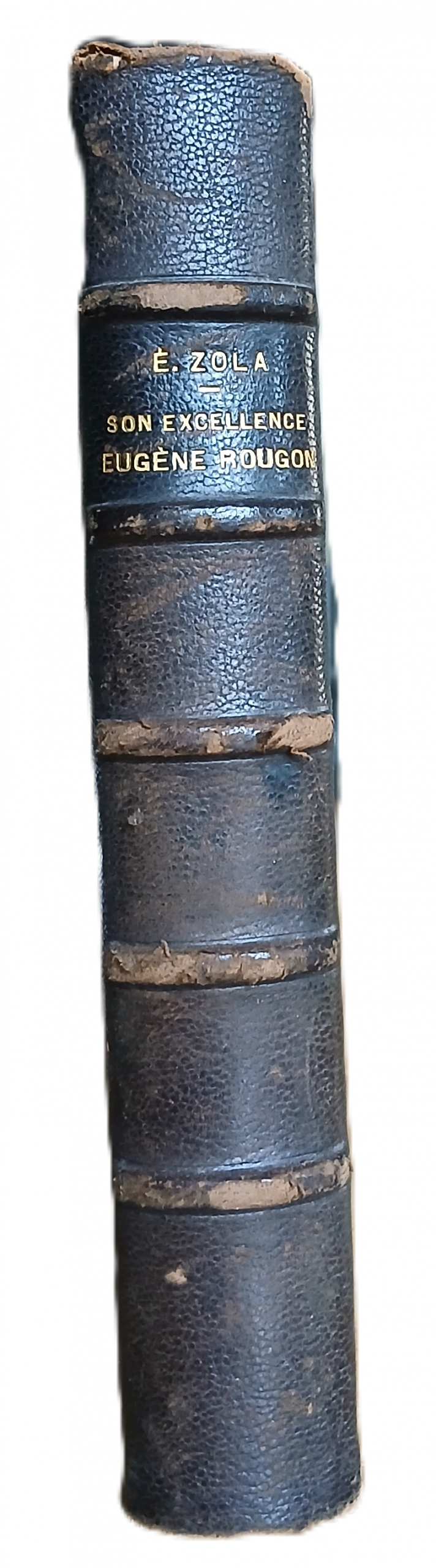 Emile Zola – Son excellence Eugène Rougon – Livres anciens reliure cuir (1927) – BERNOUARD