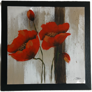 Tableau coquelicot