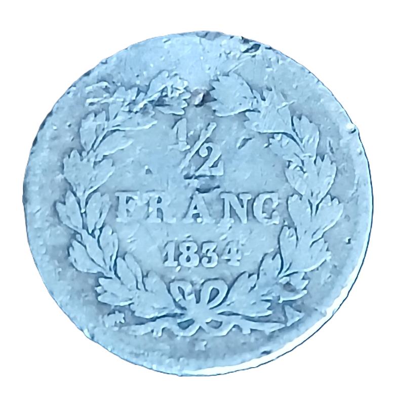 1/2 franc Louis-Philippe Ier 1834 A