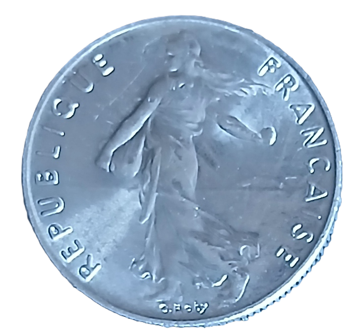 1/2 franc type Semeuse 1988 – Image 2