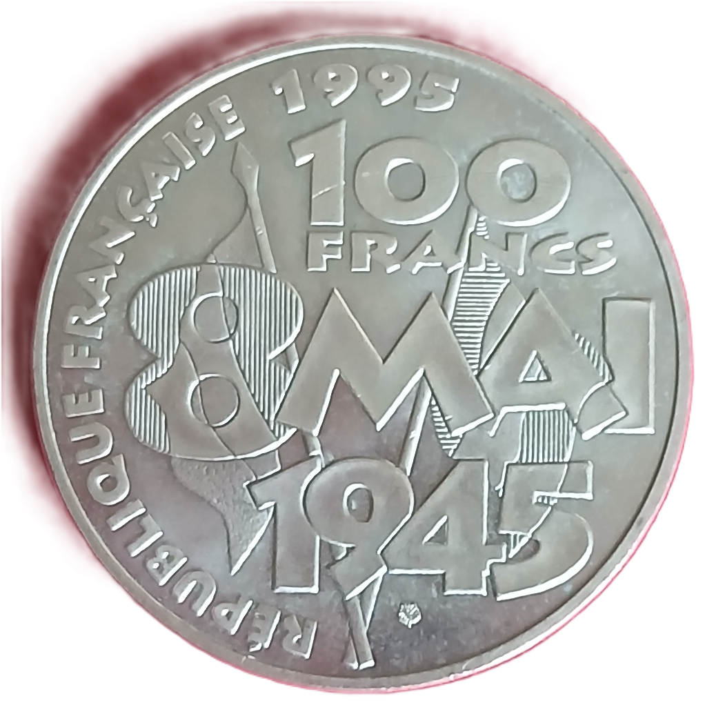 100 francs argent type Armistice 1995