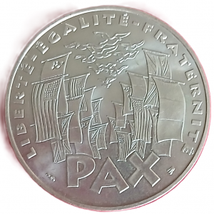 100 francs argent type Armistice 1995