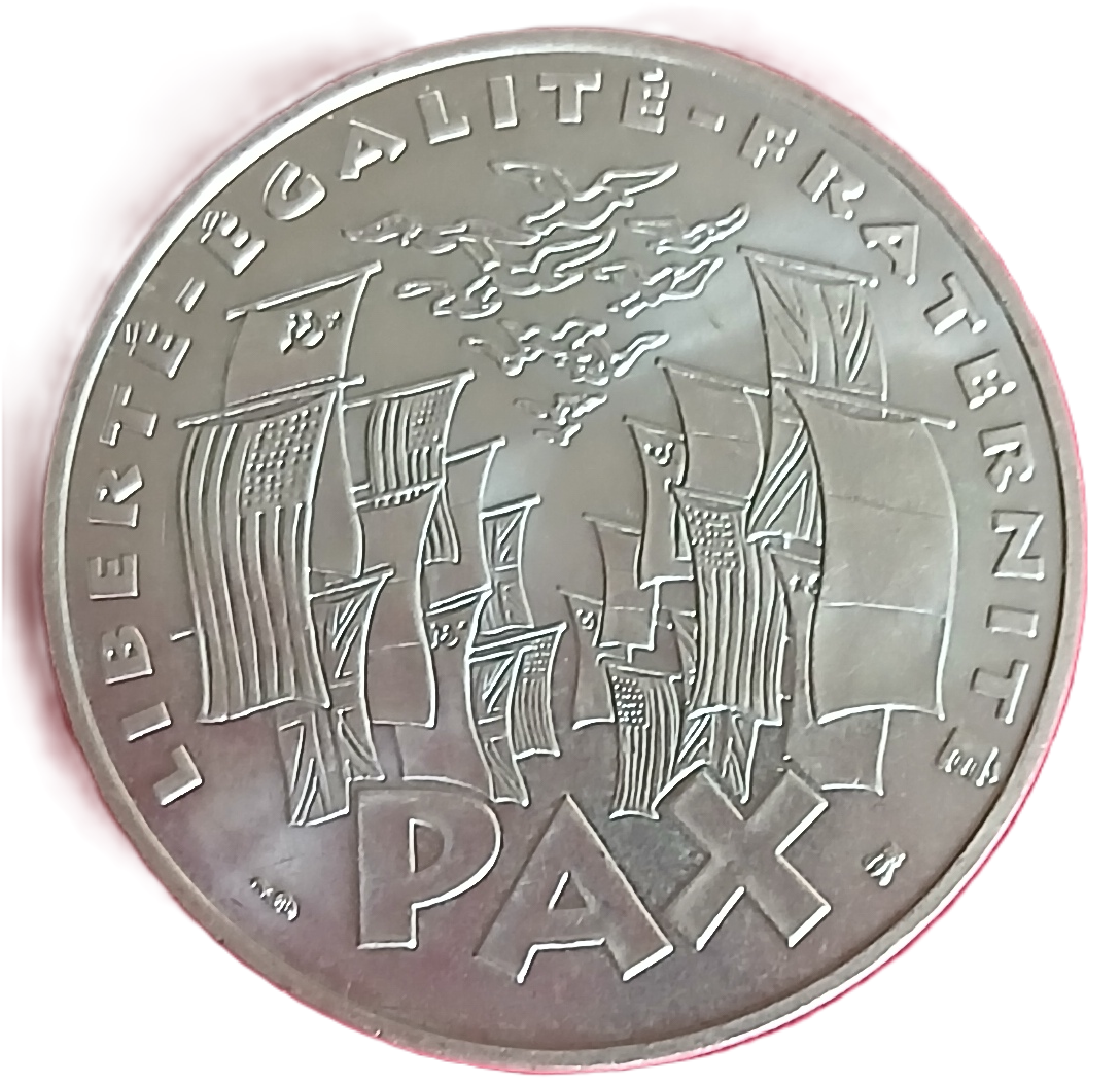 100 francs argent type Armistice 1995 – Image 2