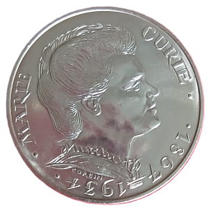 100 francs argent type Curie 1984