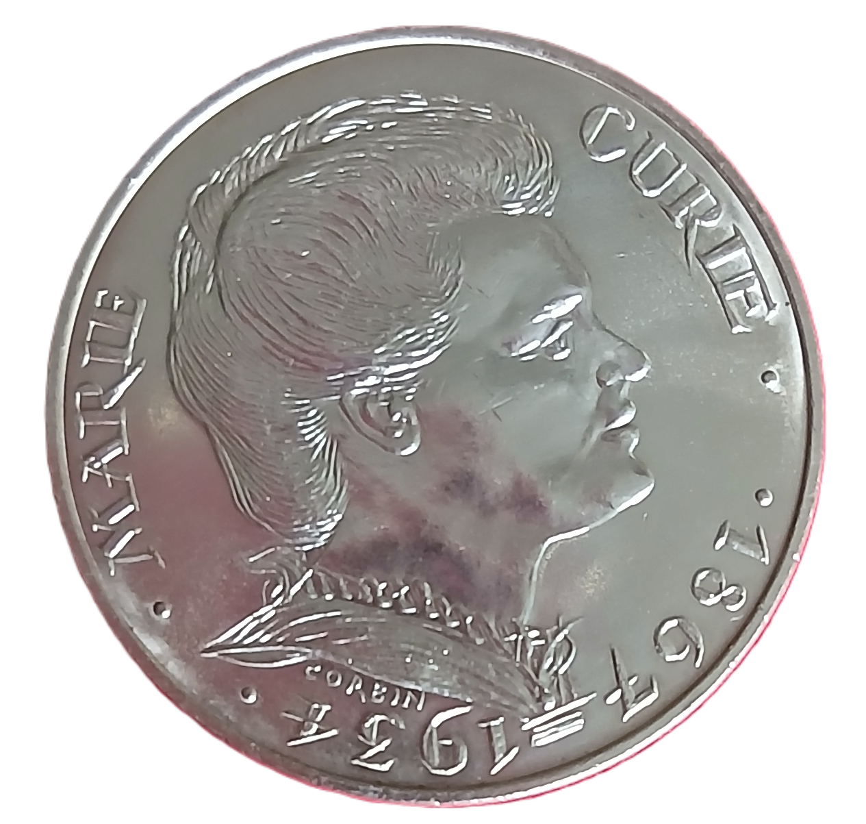100 francs argent type Curie 1984 – Image 2