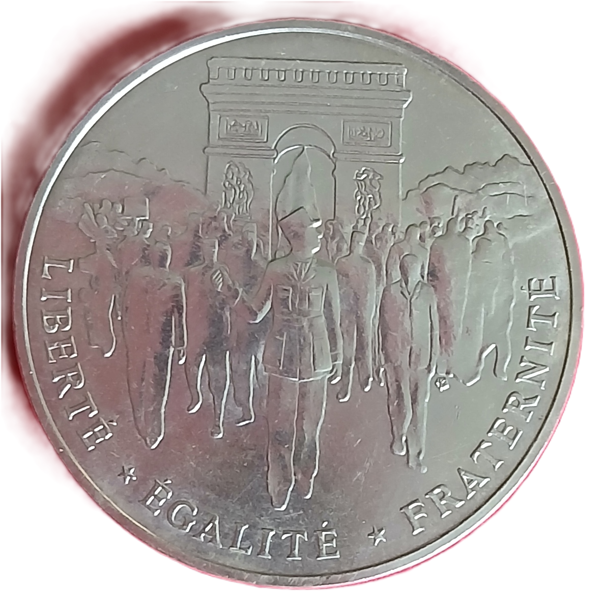 100 francs argent type Libération 1994 – Image 2