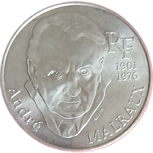 100 francs argent type Malraux 1997