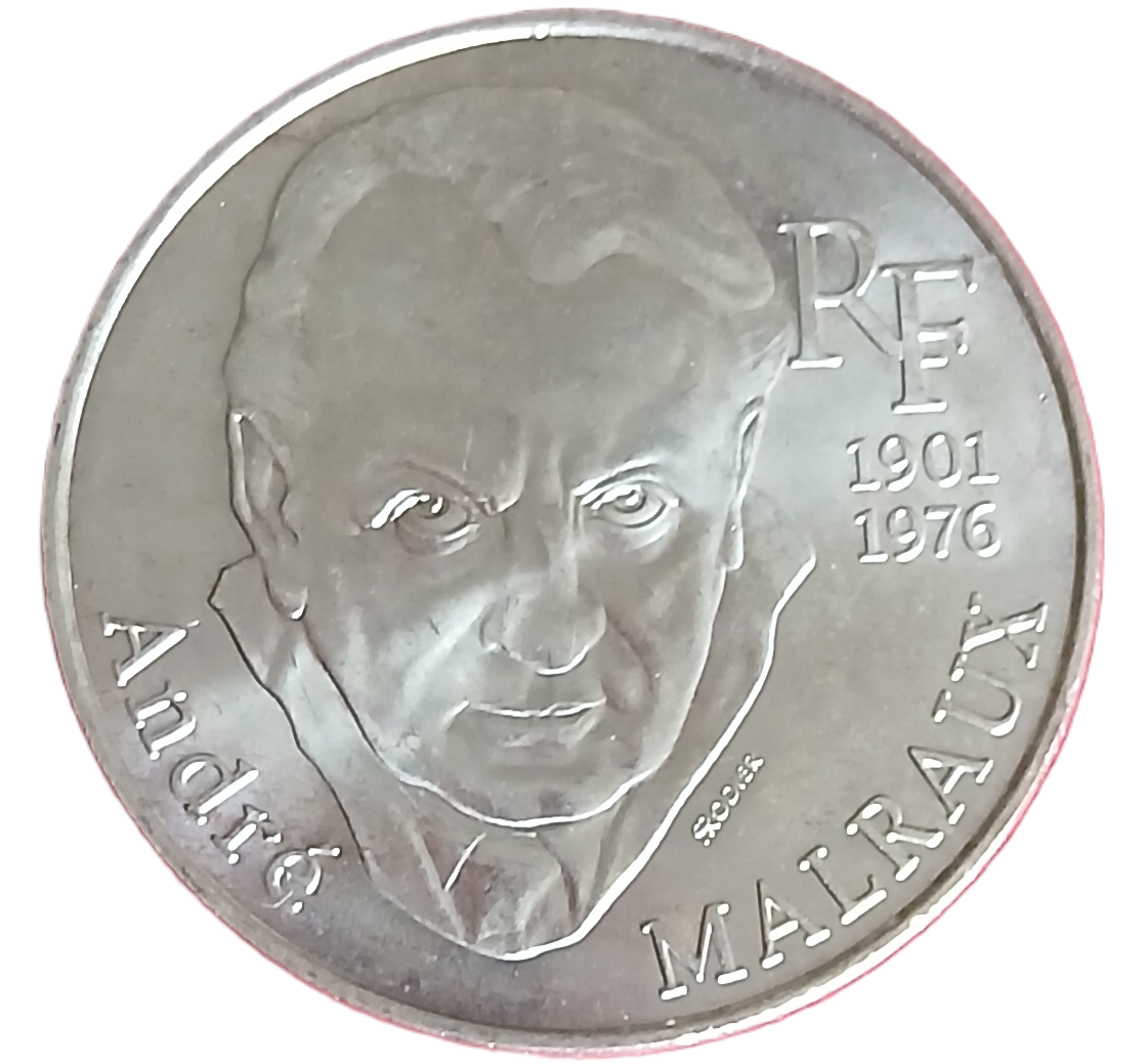 100 francs argent type Malraux 1997 – Image 2