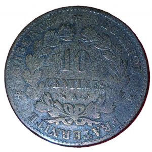 10 centimes type Cérès 1881 A