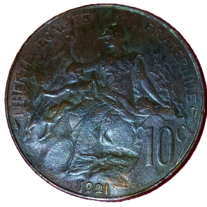 10 centimes type Dupuis 1921