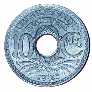 10 centimes type Lindauer 1923 Poissy