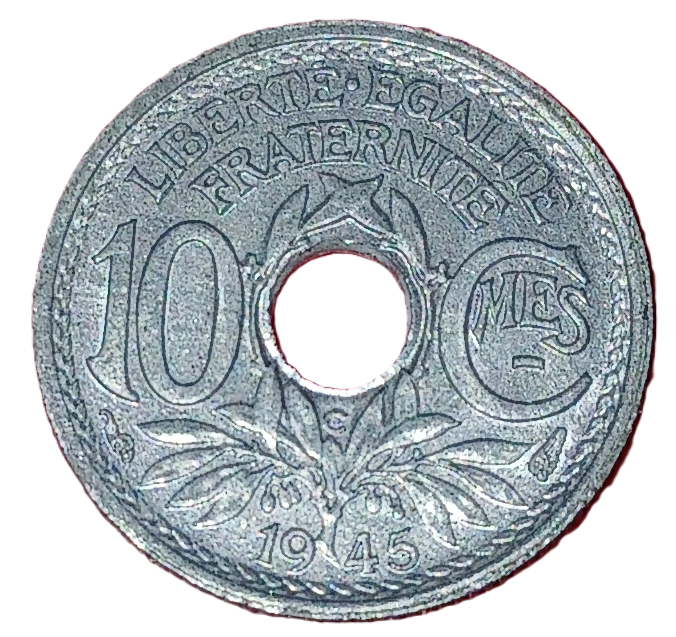 10 centimes type Lindauer petit module 1945 C