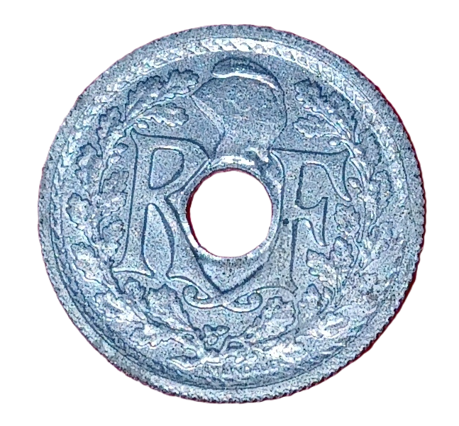 10 centimes type Lindauer petit module 1945 C – Image 2