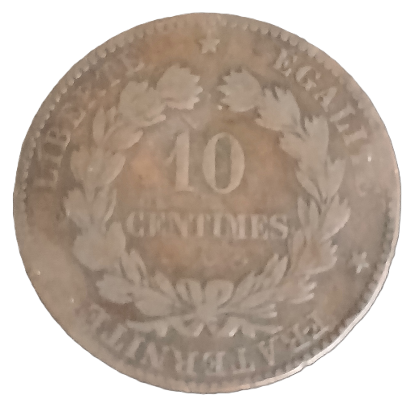 10 centimes type Cérès 1874 A