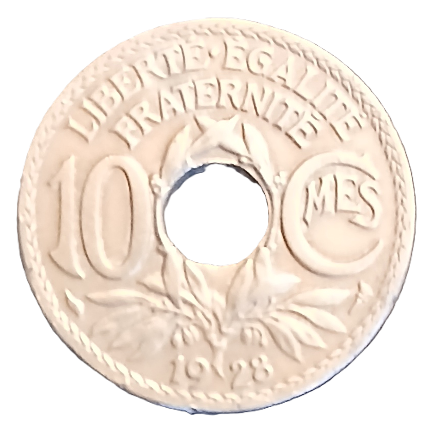 10 centimes type Lindauer 1928