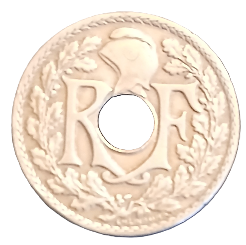 10 centimes type Lindauer 1928 – Image 2