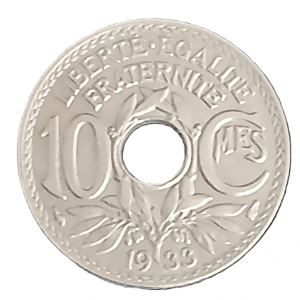 10 centimes type Lindauer 1933