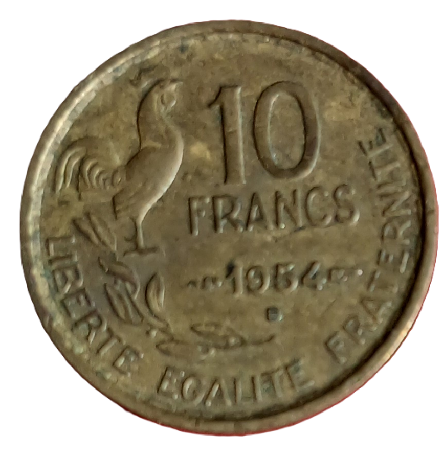 10 francs type Guiraud 1954 B