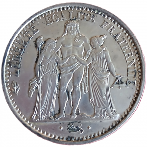 10 francs argent type Hercule 1968 à l’accent