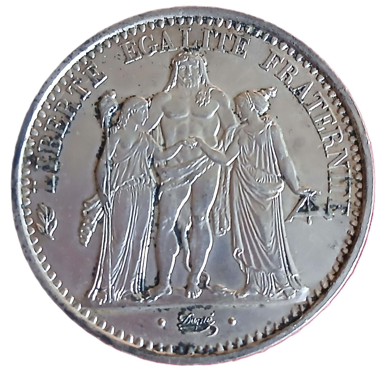 10 francs argent type Hercule 1968 à l'accent – Image 2