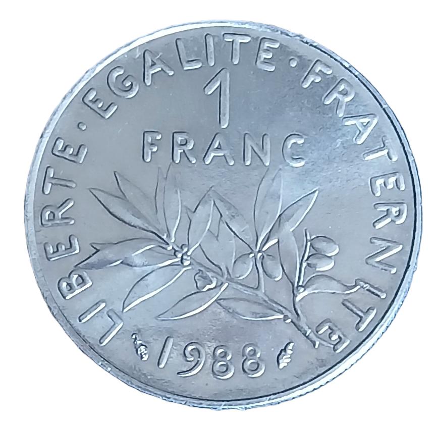 1 franc type Semeuse de 1988