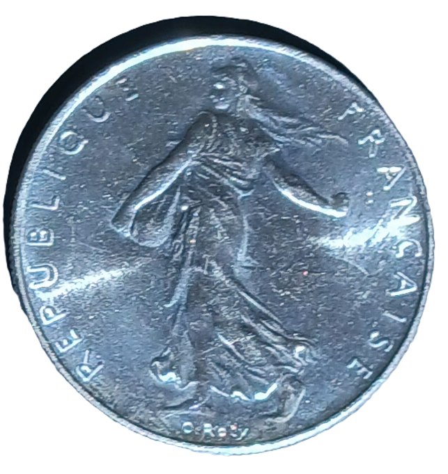 1 franc type Semeuse de 1989 – Image 2