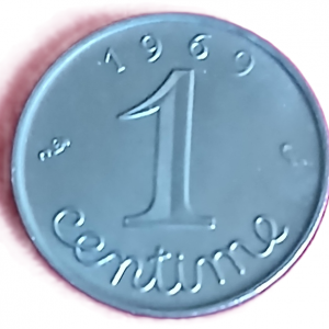 1 centime type Epi 1969 queue longue