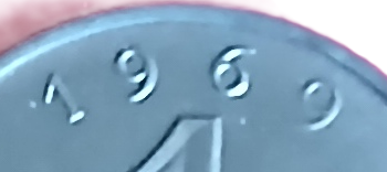 1 centime type Epi 1969 queue longue – Image 3