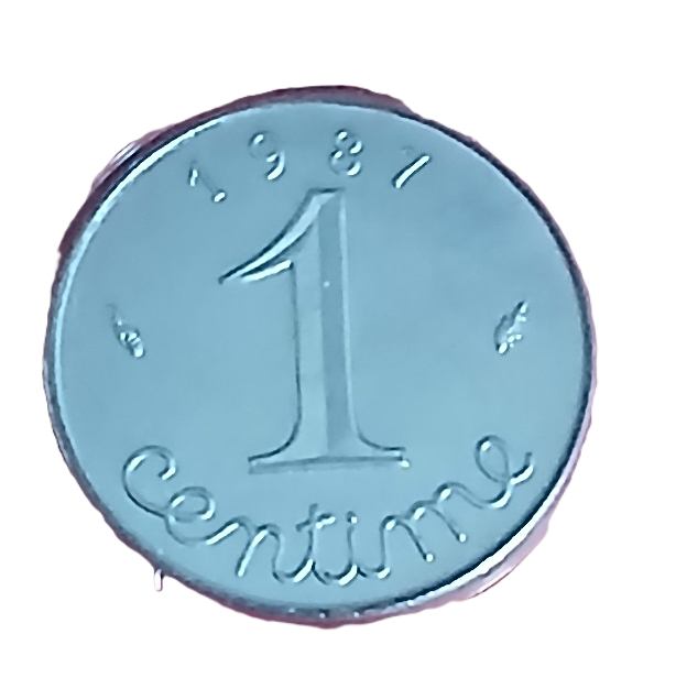 1 centime type Epi 1987