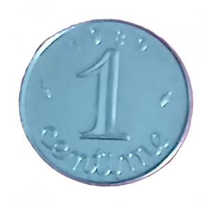 1 centime type Epi 1989