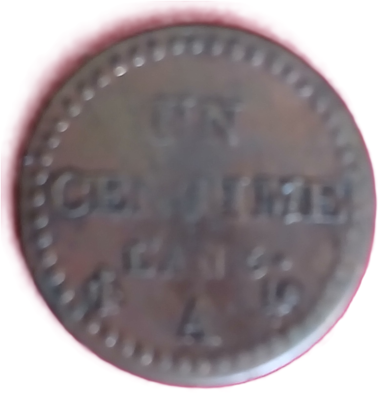 1 centime type Dupré AN 6 A