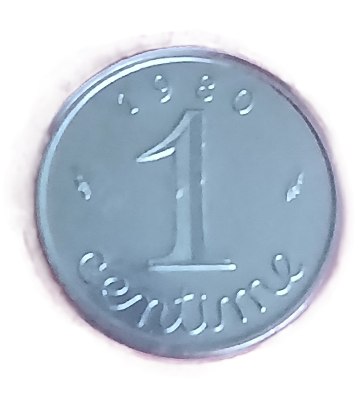 1 centime type Epi 1980 FDC