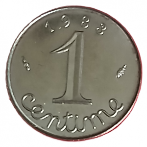 1 centime type Epi 1983