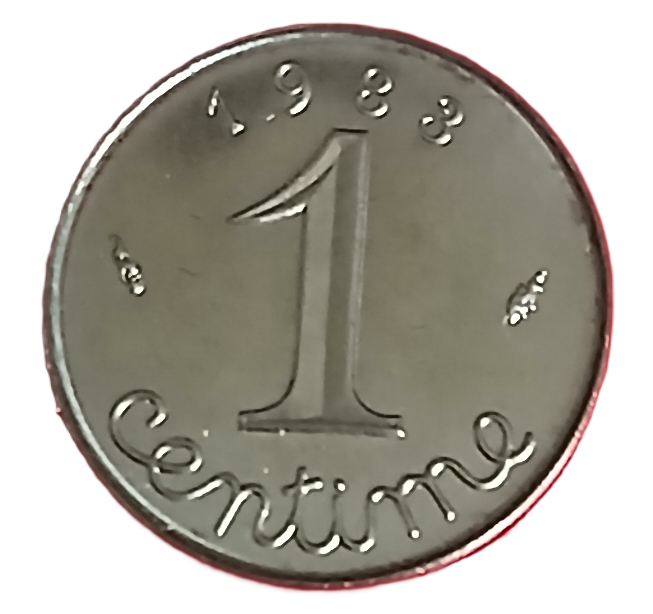1 centime type Epi 1983