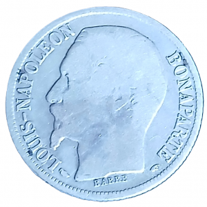 1 franc argent Louis-Napoléon Bonaparte 1852 A