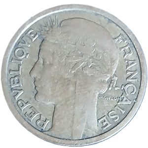 1 franc type Morlon cupro-aluminium 1935