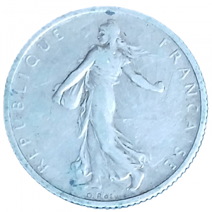 1 franc argent type Semeuse de 1908