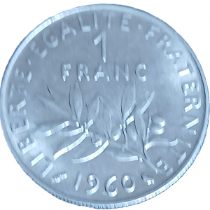 1 franc type Semeuse de 1960 petit O