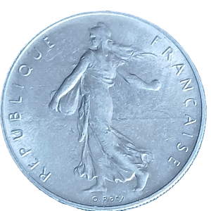 1 franc type Semeuse de 1960 petit O