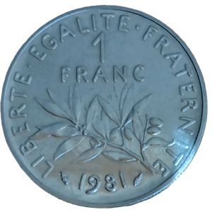 1 franc type Semeuse de 1981