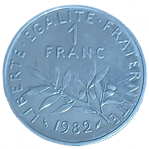 1 franc type Semeuse de 1982