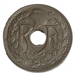 25 centimes type Lindauer 1918